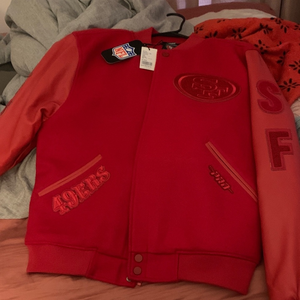 San Francisco 49ers Red Bomber Jacket